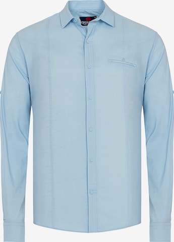 CIPO & BAXX Button Up Shirt in Blue: front