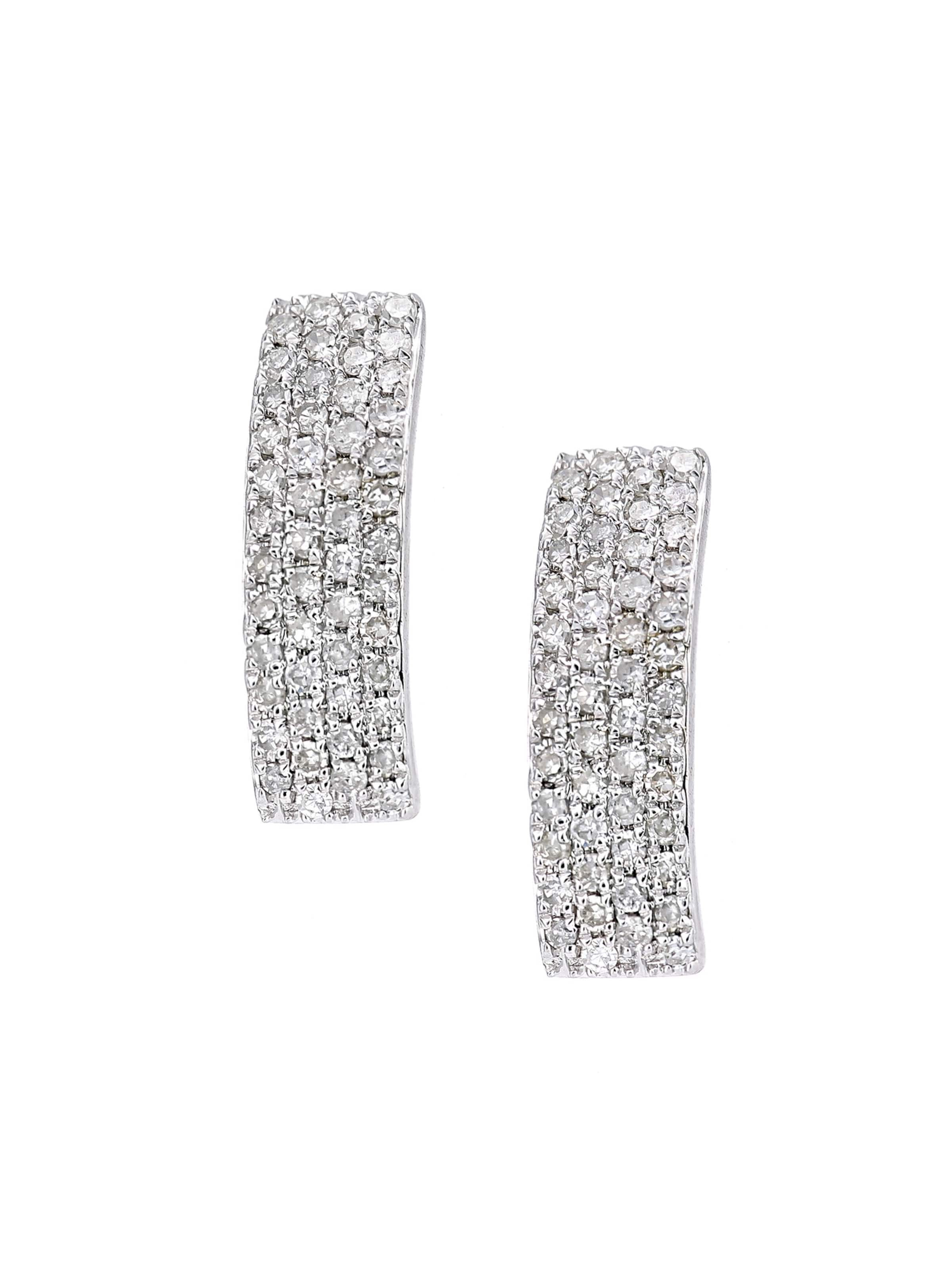 DIAMANT LETERNEL Earrings in Silver: front