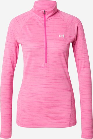 UNDER ARMOUR Functioneel shirt in Roze: voorkant