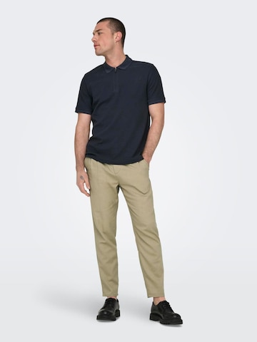 Effilé Pantalon '22025785' Only & Sons en beige