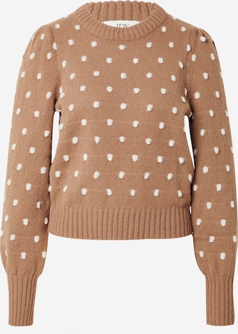 Pull-over 'JDYSIGRID' JDY en marron : devant