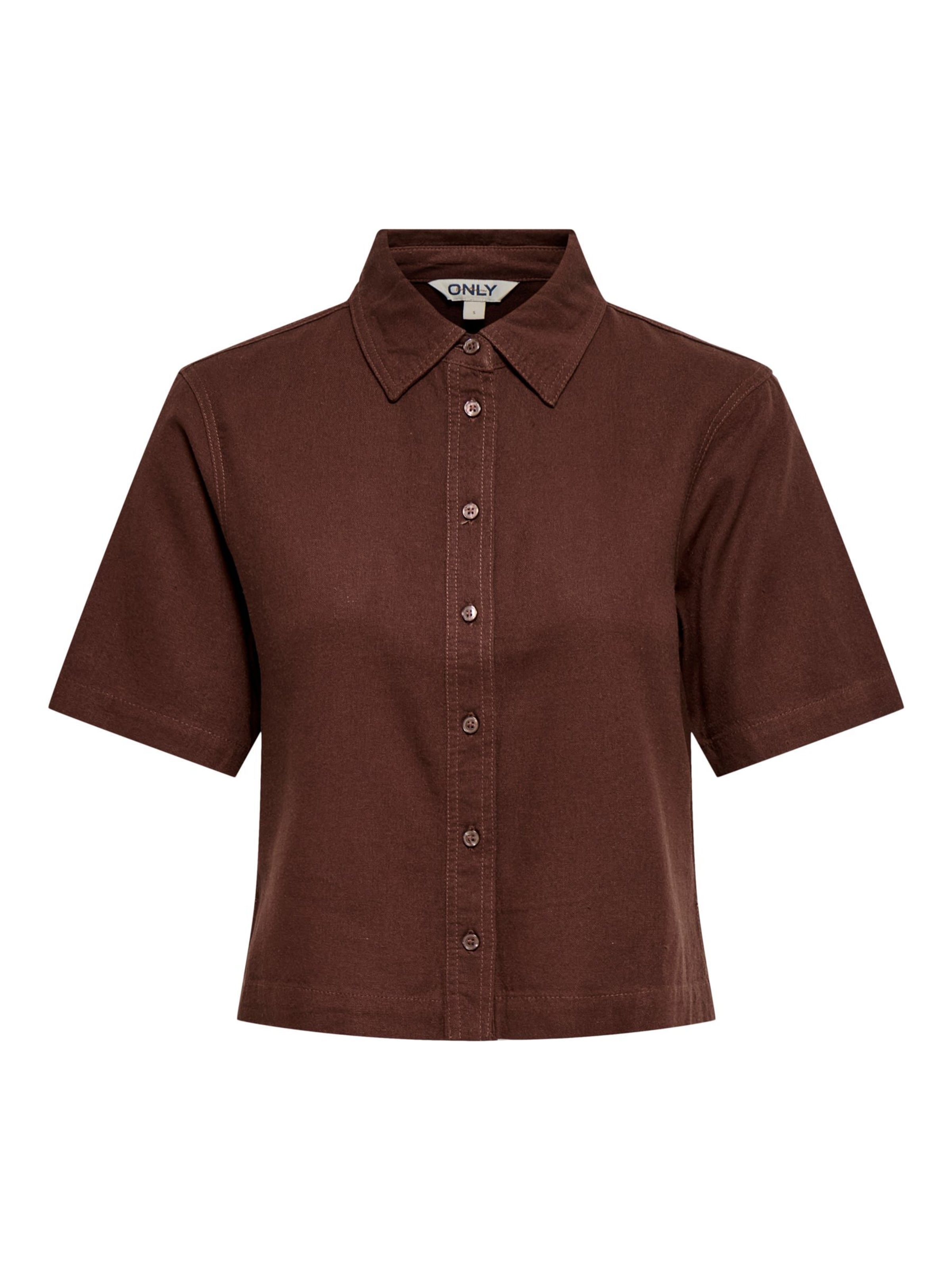 ONLY Bluse 'ONLGoa' i brun: forside