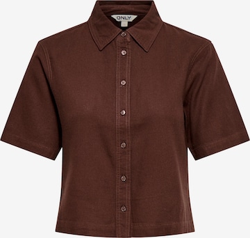 ONLY Bluse 'ONLGoa' i brun: forside
