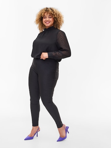 Zizzi Skinny Leggings 'XFIVE' in Black