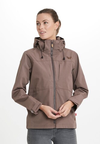 Whistler Jacke 'Downey' in Braun: Vorderseite