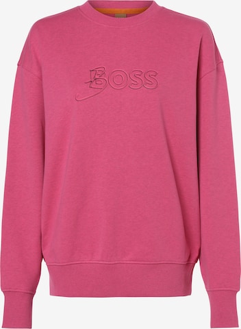 BOSS Black Sweatshirt 'C_Eteia' in Pink: predná strana