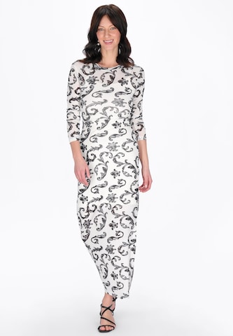Robe Usha en violet : devant