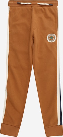 CONVERSE Tapered Pants 'CLUB' in Brown: front