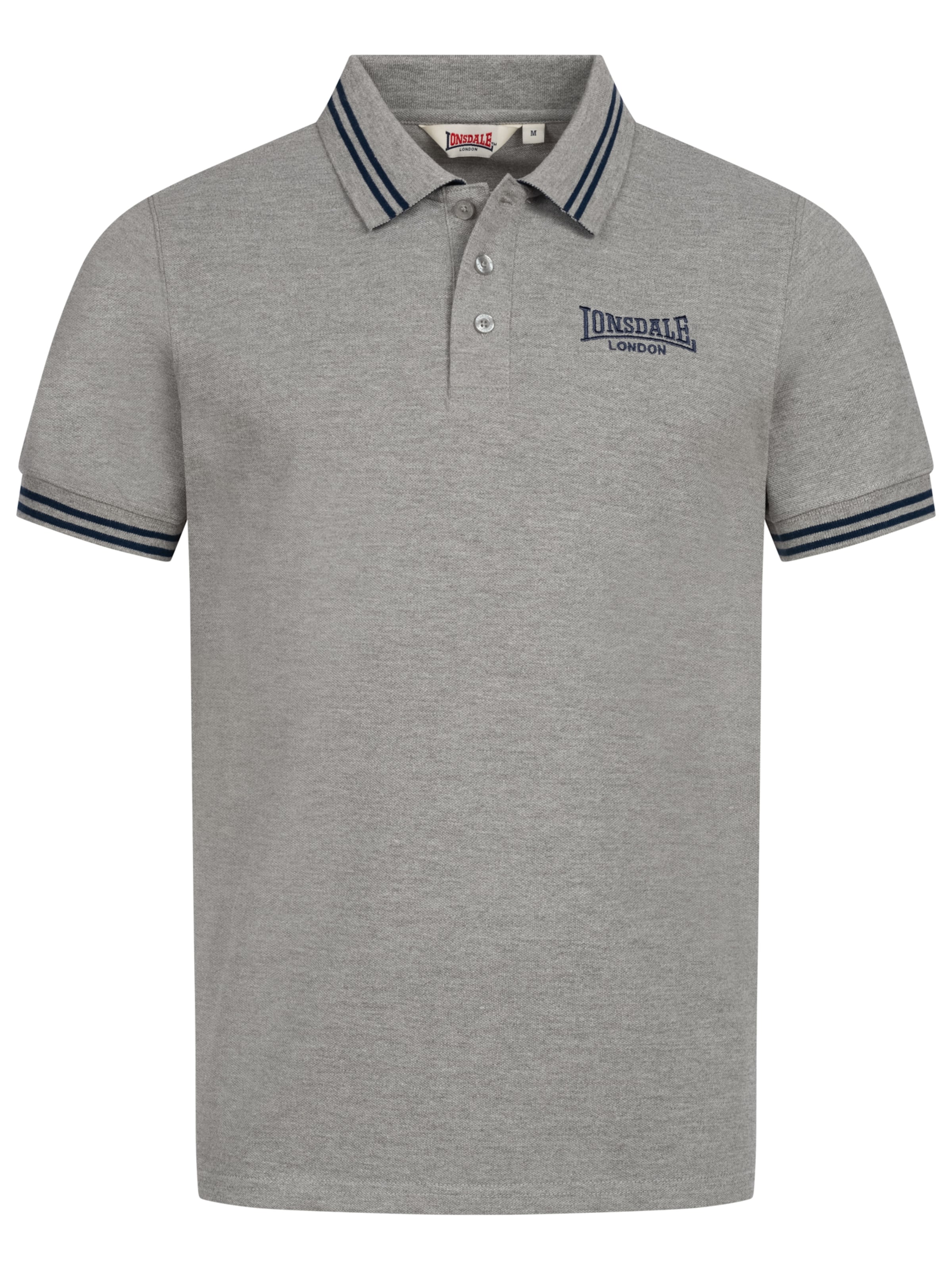 LONSDALE T-shirt 'Markham' i grå: framsida