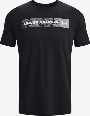 UNDER ARMOUR Sportshirt in Schwarz: predná strana