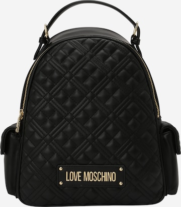 Sac à dos Love Moschino en noir : devant