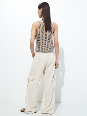 Pull&Bear Knitted top in Grey