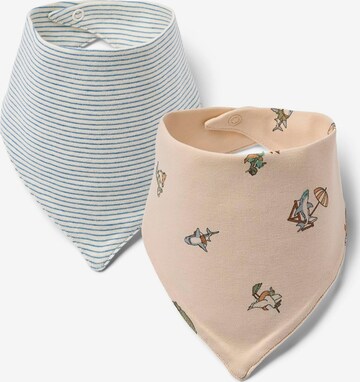 WHEAT - Lenço em azul: frente