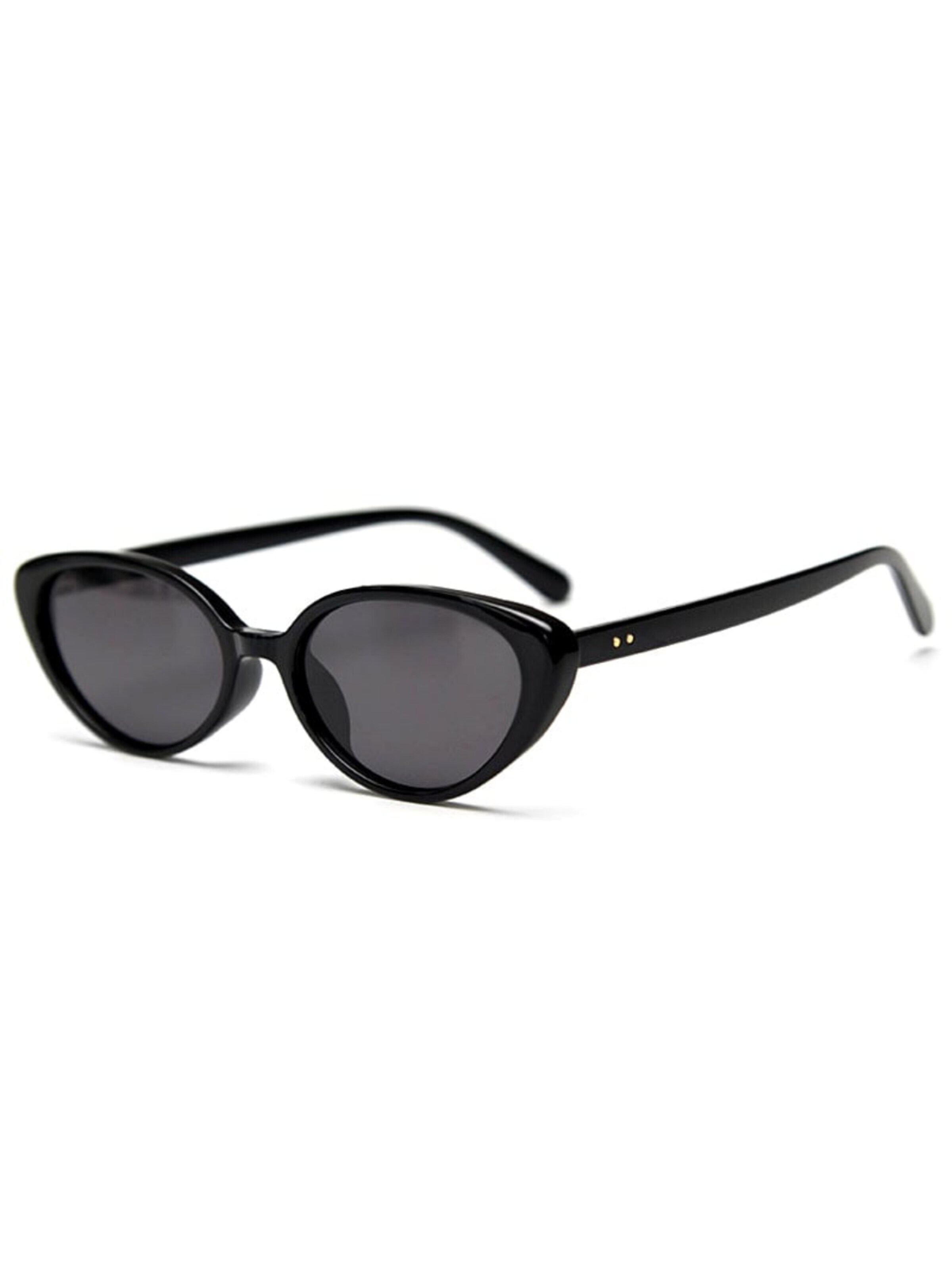 VEYREY Solbriller 'Damen Cat-eye Sonnenbrillen Duoom' i sort: forside