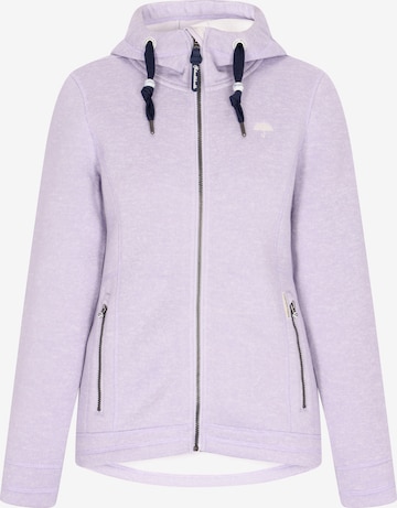 Schmuddelwedda Fleecetakki värissä lila: etupuoli