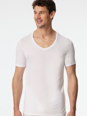 SCHIESSER Shirt ' Premium Modal ' in White