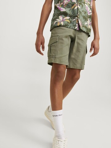 Jack & Jones Junior Regular Pants 'JPSTJoe' in Green