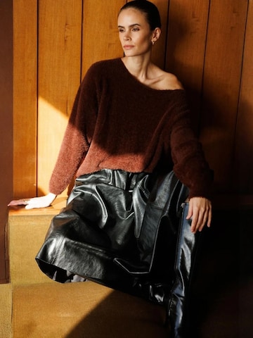 Pull-over 'Pullover' MixRay en marron : devant