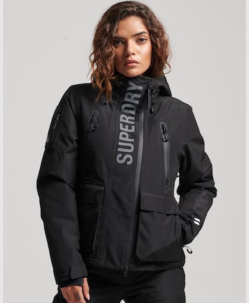 Superdry Athletic Jacket 'Ultimate Rescue' in Black: front