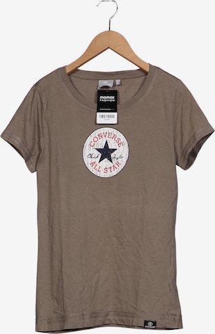 CONVERSE T-Shirt L in Grau: Vorderseite