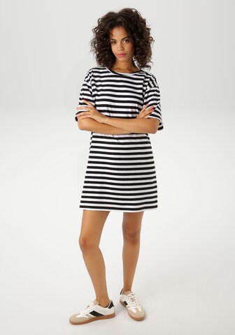 Aniston CASUAL Dress in Black: front