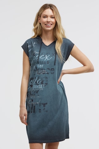 Soccx Summer Dress in Blue: front