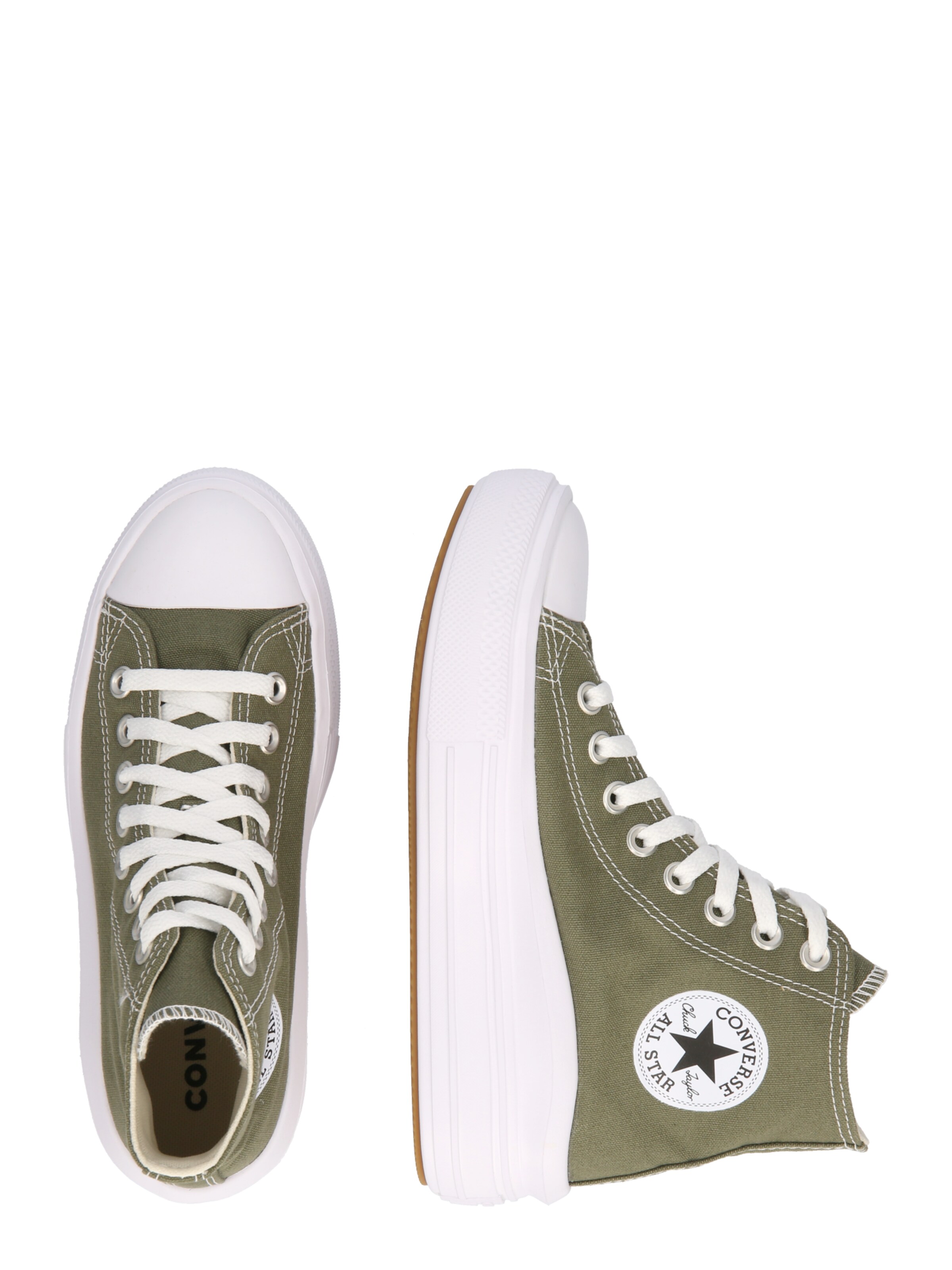 CONVERSE Sneaker high 'CHUCK TAYLOR ALL STAR MOVE' i grøn