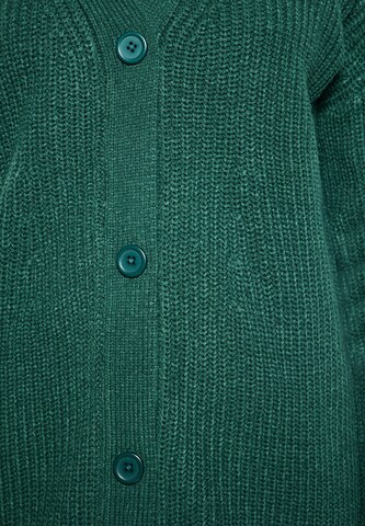 MYMO Knit Cardigan in Green