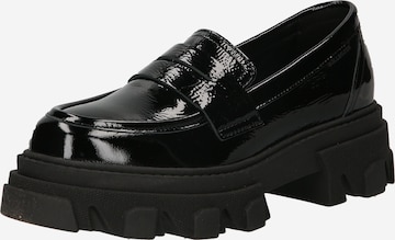 BULLBOXER Classic Flats in Black: front