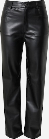 Gina Tricot Regular Broek in Zwart: voorkant