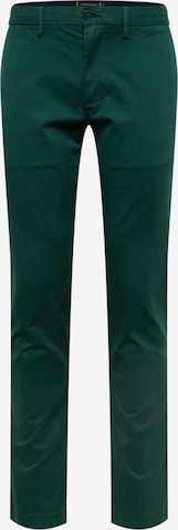 TOMMY HILFIGER Chino kalhoty 'Bleecker' – zelená: přední strana