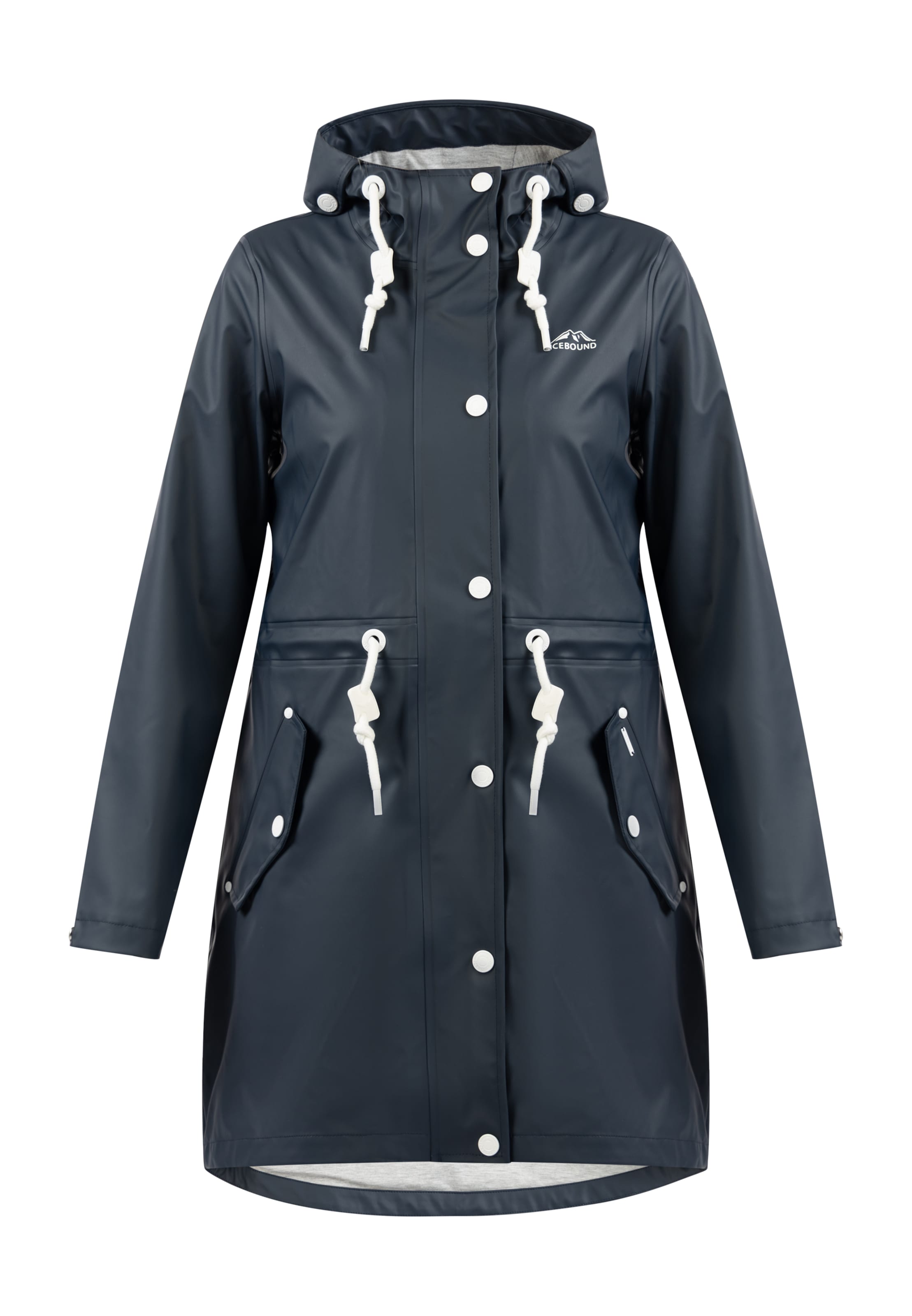ICEBOUND Functionele mantel in Blauw: voorkant