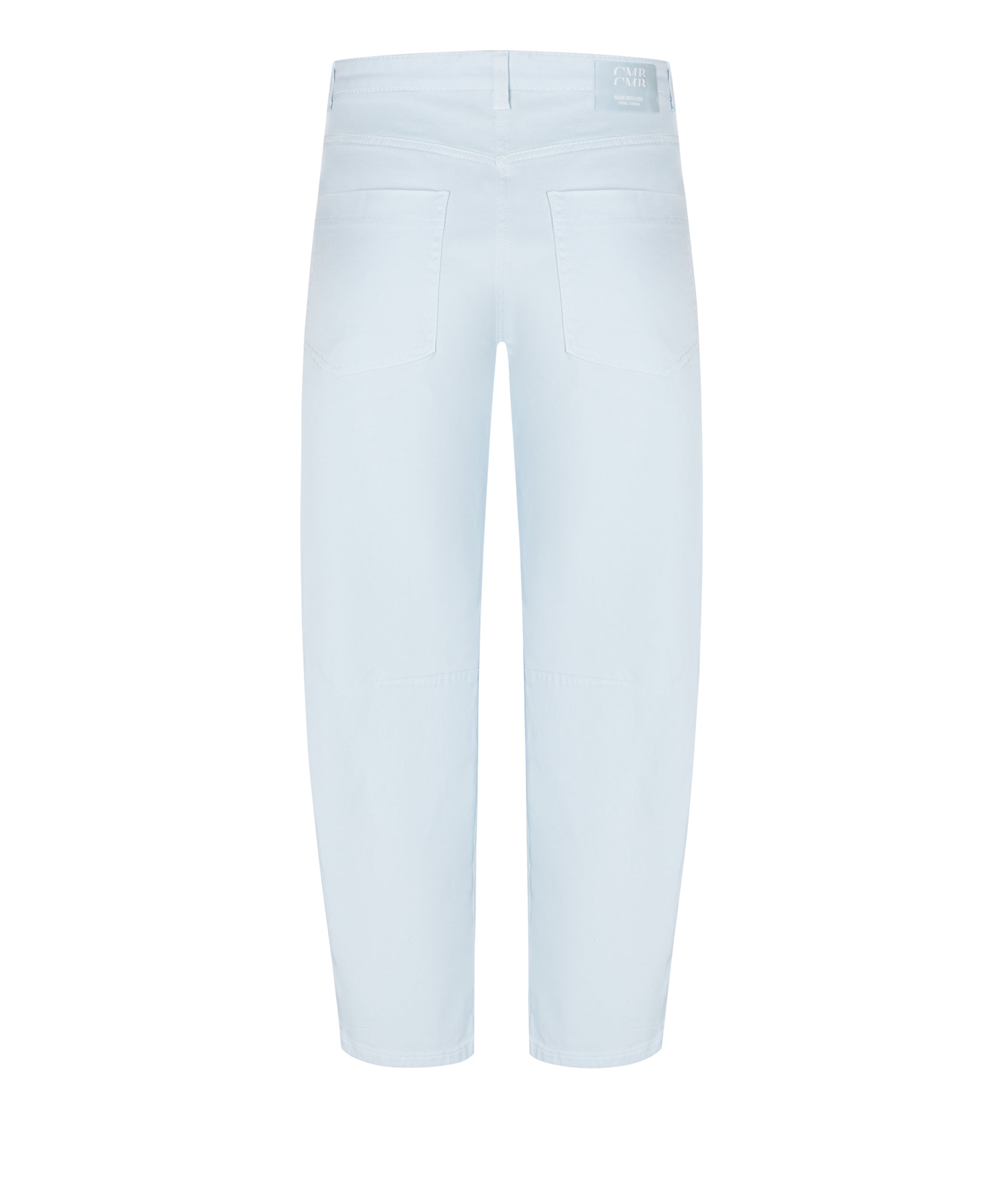 Cambio Regular Bandplooibroek 'Ocean' in Blauw