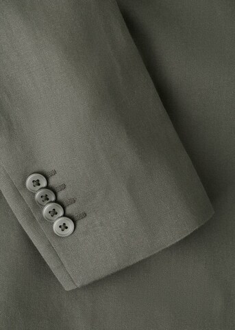 MANGO MAN Slim fit Suit Jacket 'Amalfic' in Green