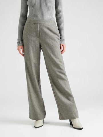 MSCH COPENHAGEN Loose fit Pants 'Illune' in Grey: front