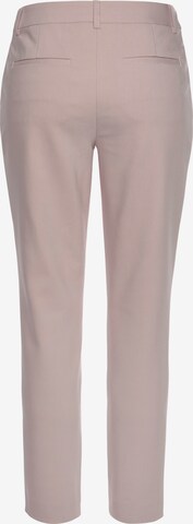 LASCANA Дънки Tapered Leg Панталон Chino в розово