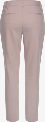 LASCANA Tapered Chino Pants in Pink