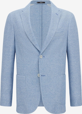 mėlyna Boggi Milano Priglundantis modelis Klasikinis švarkas: priekis