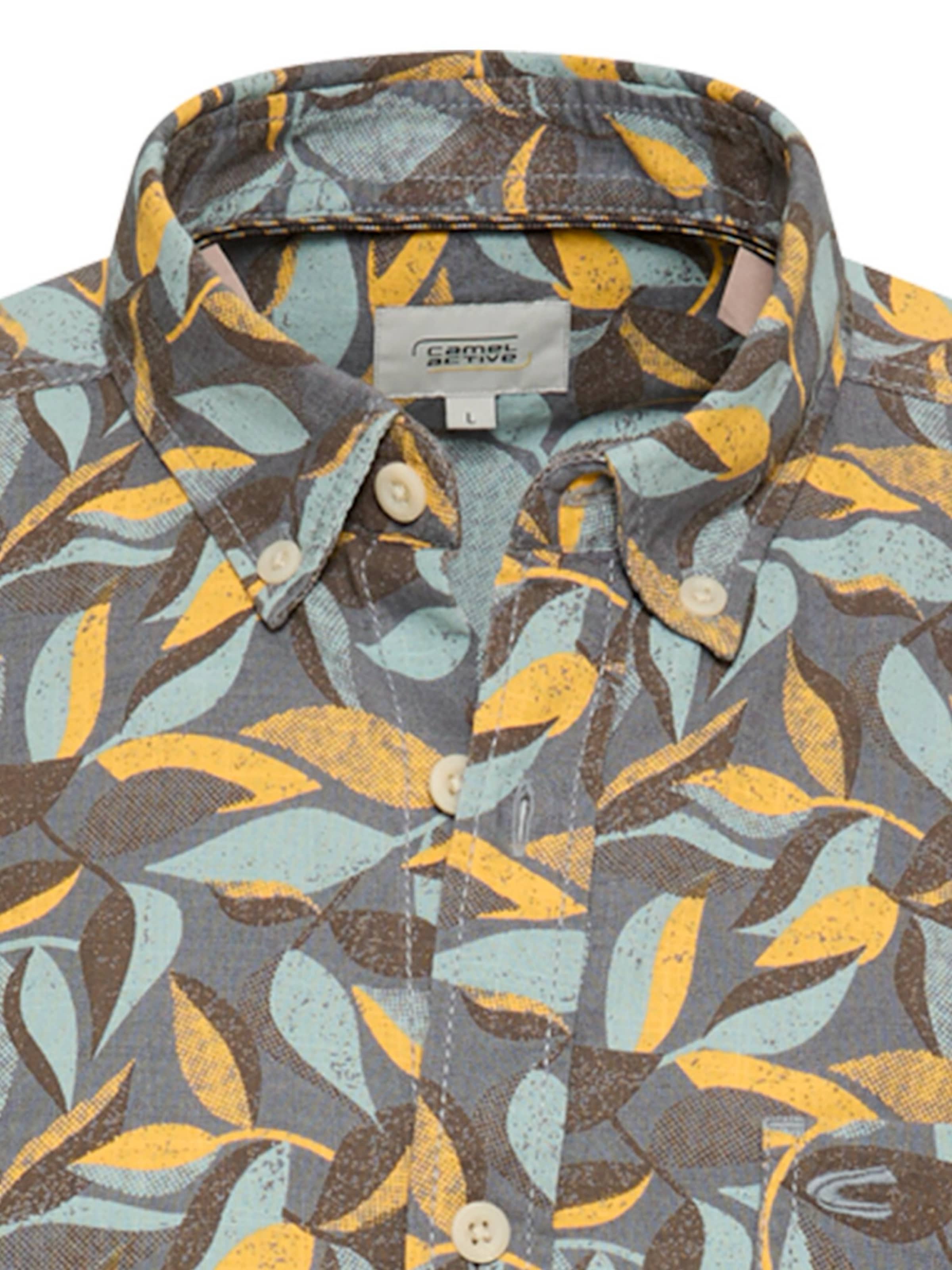 CAMEL ACTIVE Regular Fit Hemd in Gelb
