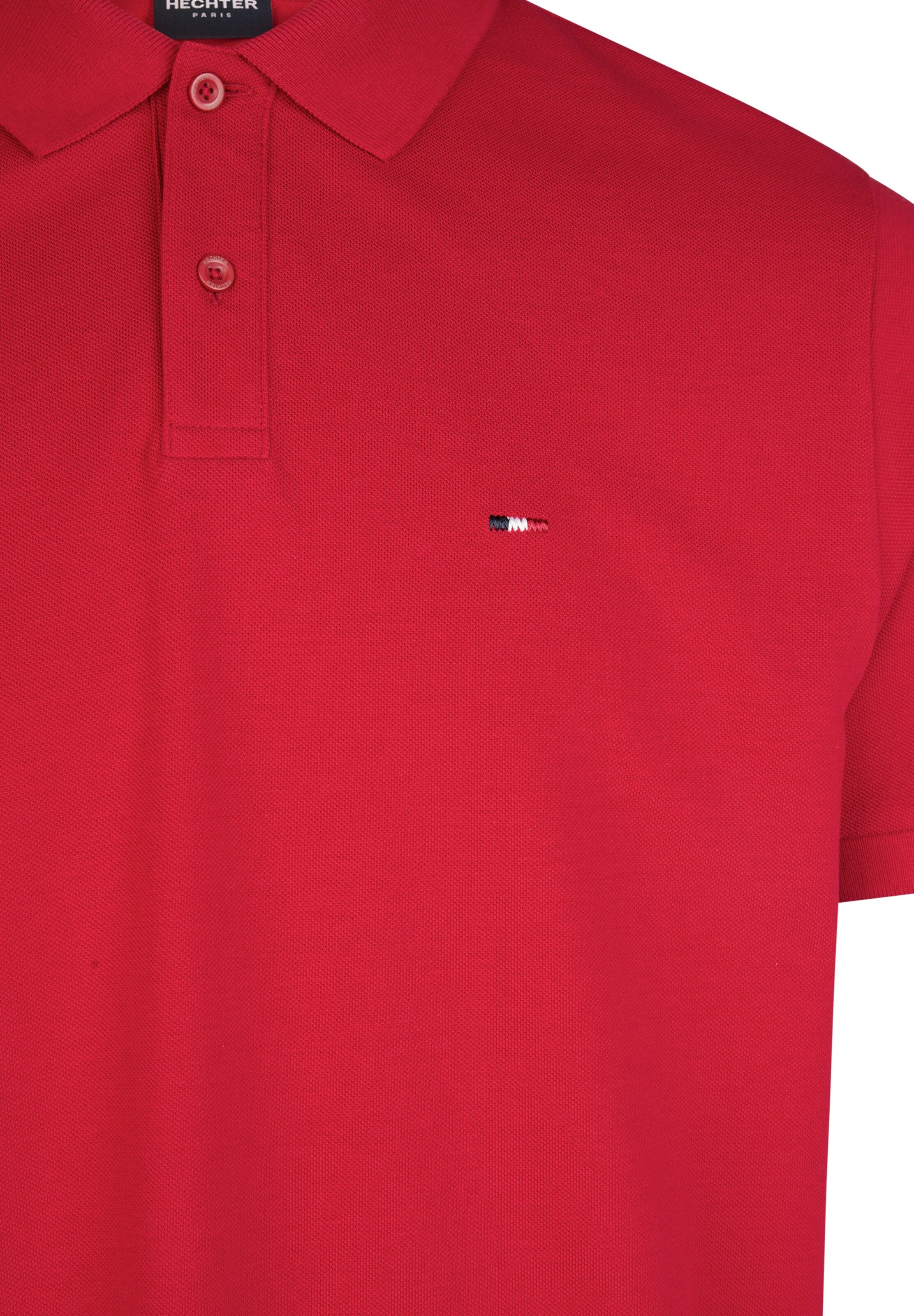 HECHTER PARIS Poloshirt 'POLO PIQUE' in Rot