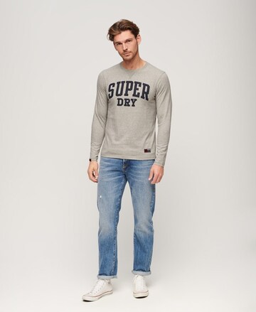 T-Shirt 'Athletic' Superdry en gris