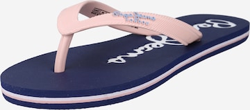 Pepe Jeans T-Bar Sandals in Pink: front