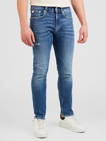 Calvin Klein Jeans Skinny Farmer - kék: elől