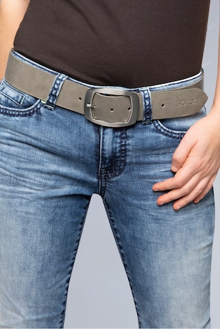 Soccx Belt in Grey: front