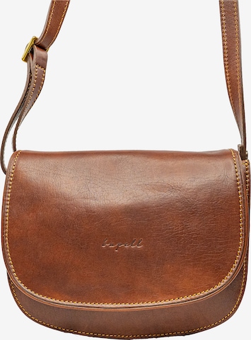 bupell Schultertasche 'Chiara' in Braun: Vorderseite