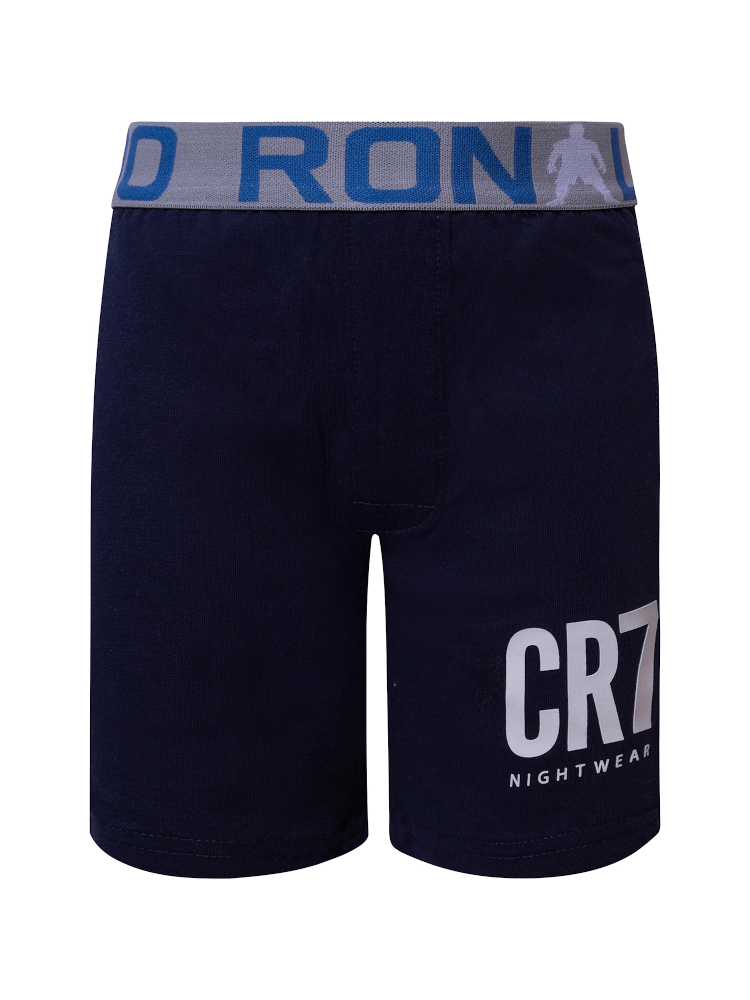 CR7 - Cristiano Ronaldo Nachtkledij ' Boys BASIC Short ' in Blauw