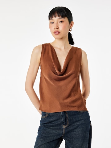 Koton Top in Brown: front