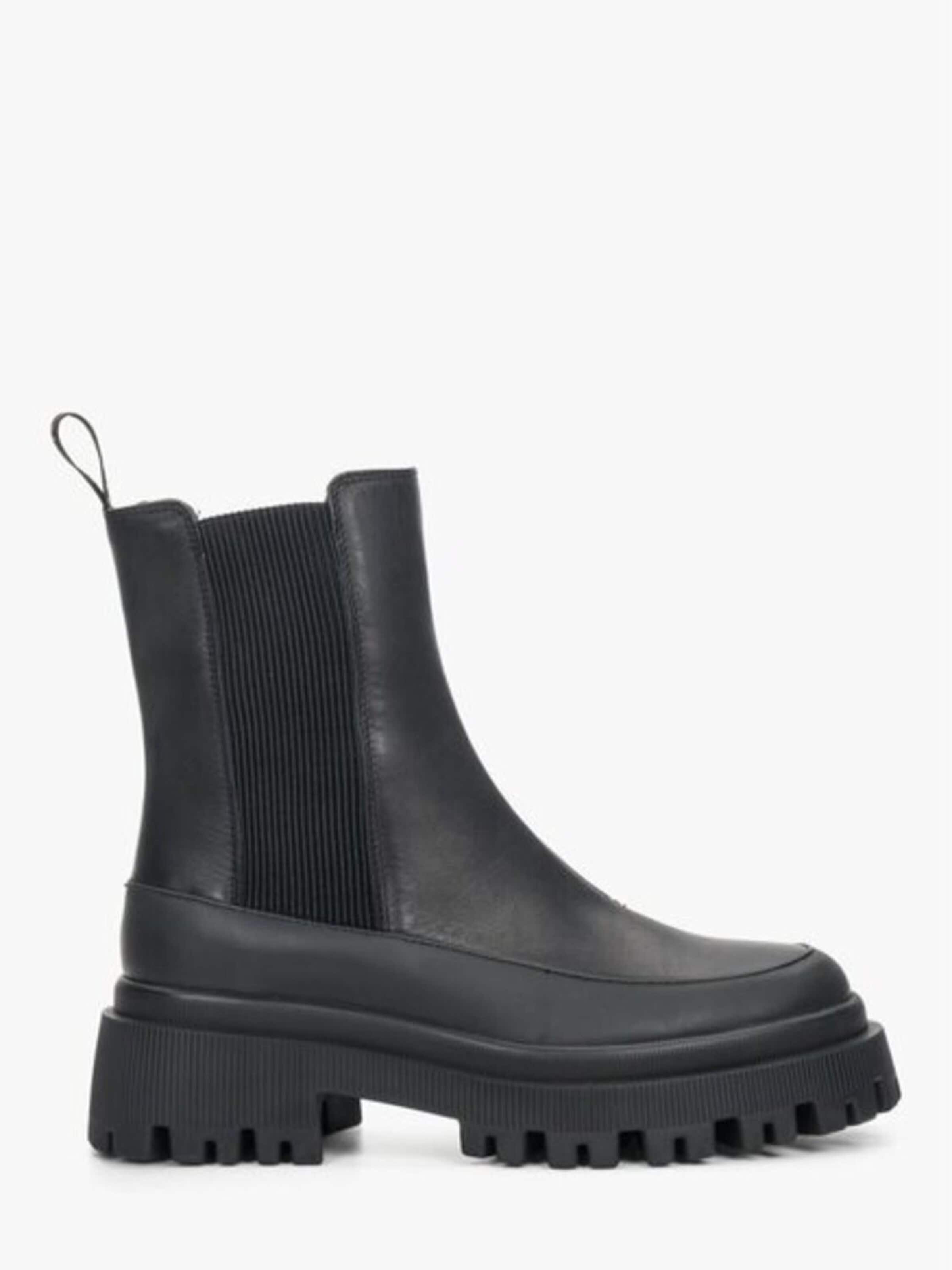 Estro - Botas Chelsea '09-2078' en negro: frente