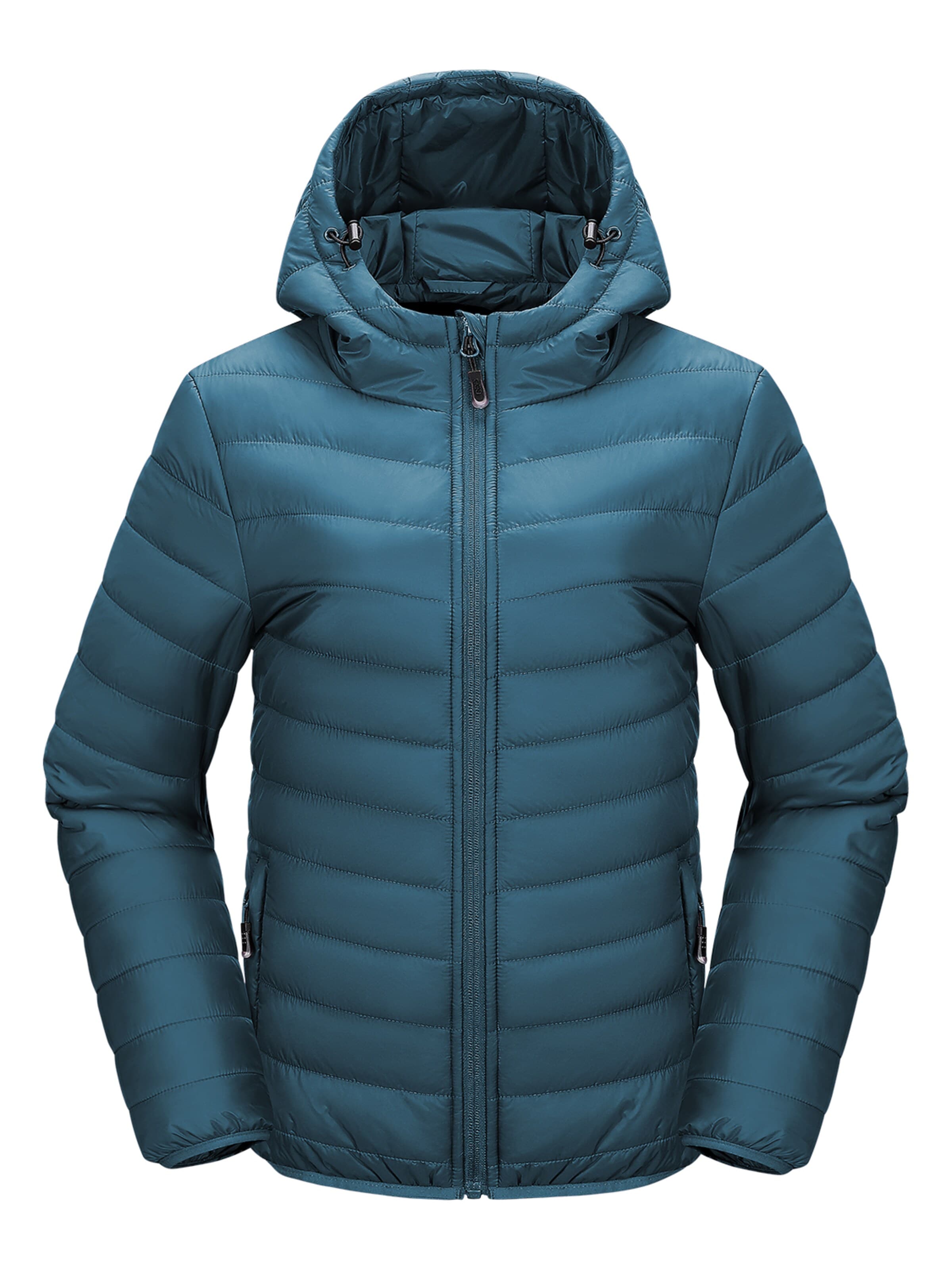 33,000ft Winter Jacket '33,000ft Women's Puffer Jacket' in Green: front