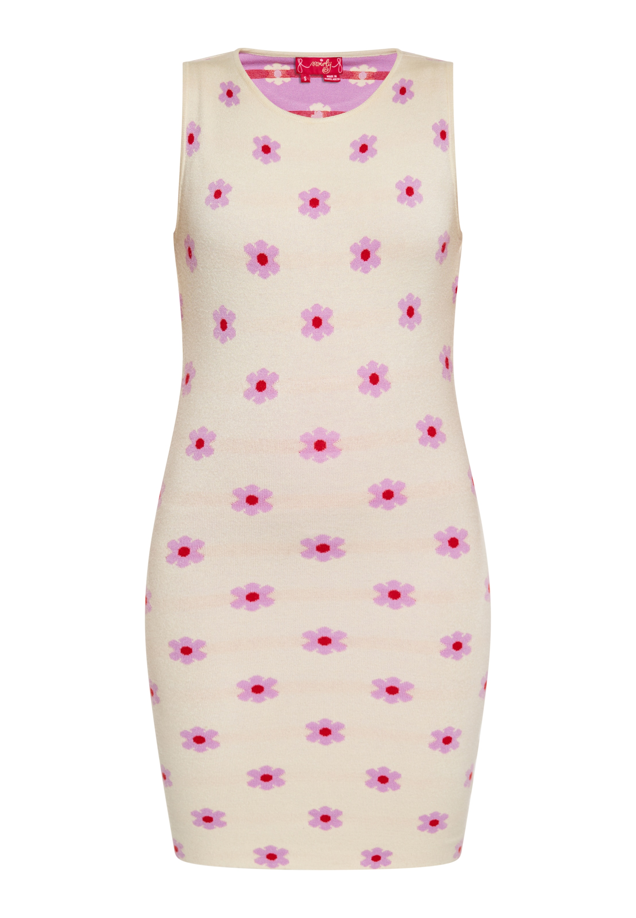 swirly Neulemekko värissä beige: etupuoli